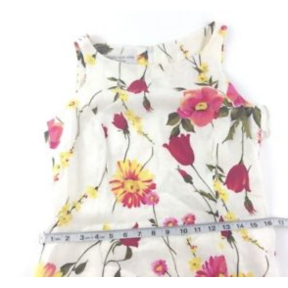 Jones New York Linen Floral Print Sheath Dress - Picture 5 of 8